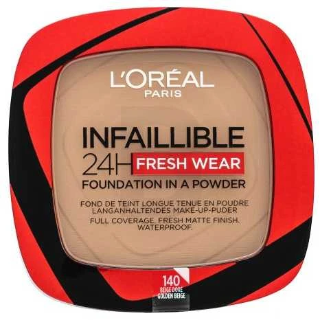 L'Oréal Paris Infaillible 24H Fresh Wear makiažo pagrindas pudros pavidalu
