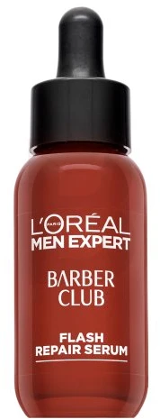 L'Oreal Paris Men Expert Barber Club Flash Repair Serum veido serumas po skutimosi vyrams, 30 ml
