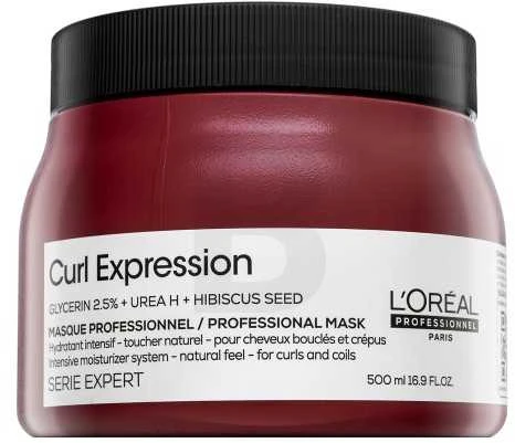 Kaukė garbanotiems plaukams L'oreal Professionnel Curl Expression Intensive Moisturizer Mask 500ml