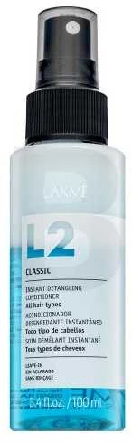 Lakmé L2 Classic Instant Detangling Conditioner purškiamas kondicionierius visų tipų plaukams, 100 ml