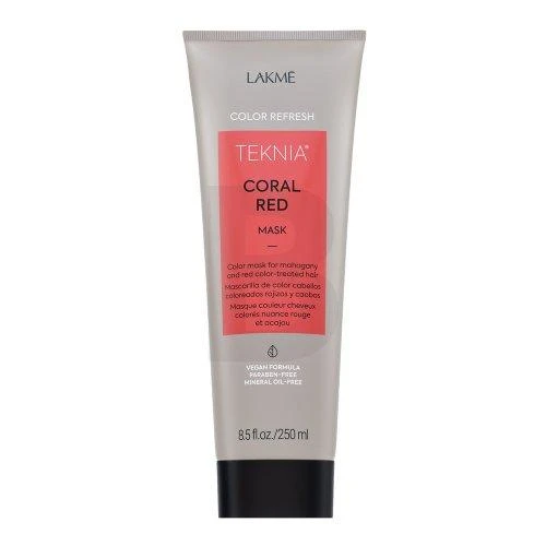 Raudoną spalvą paryškinanti kaukė Lakme Teknia Coral Raudona Mask, 250 ml