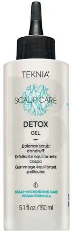 Galvos odos šveitiklis Lakme Teknia Scalp Care Detox Gel, giliai valantis galvos odą, nuo pleiskanų, 150 ml