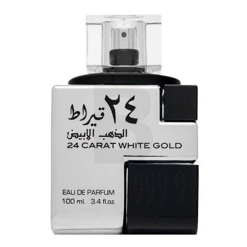 Unisex kvepalai Lattafa 24 Carat White Gold EDP, 100 ml