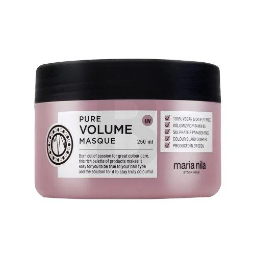 Maria Nila Pure Volume Hair Masque apimties suteikianti kaukė plaukams, 250 ml