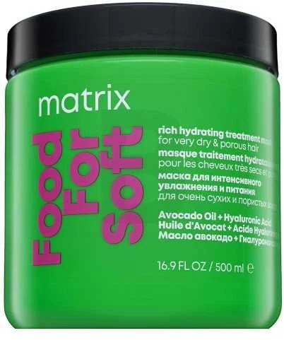 Drėkinamoji plaukų kaukė Matrix Food for Soft Rich Hydrating Mask 500ml