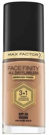 MAX FACTOR MAX FACTOR_Facefinity All Day Flawless 3in1 Foundation SPF20 makiažo pagrindas, SPF 64, rožinis auksas, 30 ml