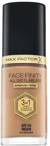"Max Factor Facefinity 3 in 1" maskuoklis ir makiažo pagrindas Spf20 75 Golden 30ml
