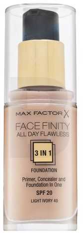 Max Factor Facefinity All Day Flawless Flexi-Hold 3in1 gruntas Maskuoklis Foundation SPF20 40, 30 ml