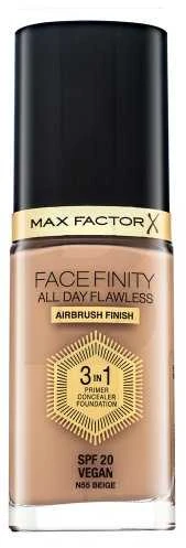 "Max Factor Facefinity 3in1" Maskuoklis ir makiažo pagrindas 55-rusvai gelsvas" 30ml