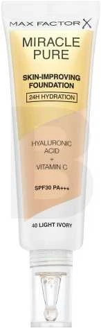 Max Factor Miracle Pure Skin-Improving Foundation Makeup moterims, 30 ml