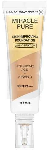 makiažo pagrindas "Max Factor Miracle Pure Foundation Spf30 55-rusvai gelsvas" 30ml