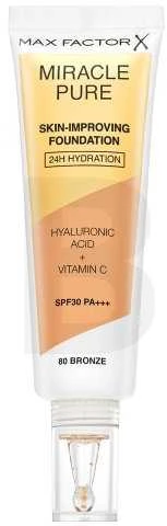 makiažo pagrindas Max Factor Miracle Pure Foundation Spf30 80-Bronze