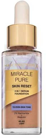 Max Factor Miracle Pure Skin Reset 2in1 serumo makiažo pagrindas