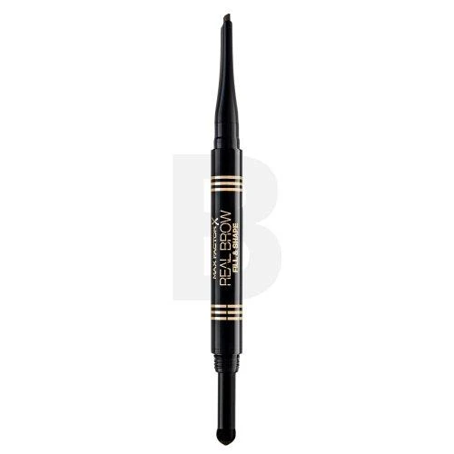 "Max Factor Real Brow Fill - Shape 03 Medium Brown antakių pieštukas ir pudra