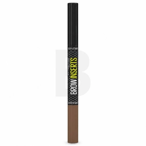 „Maybelline“ antakių įdėklas, švelnus rudas, 1 U