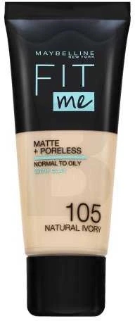 Makiažo pagrindas Maybelline Fit Me Matte+Poreless (105 Natural Ivory) 30ml