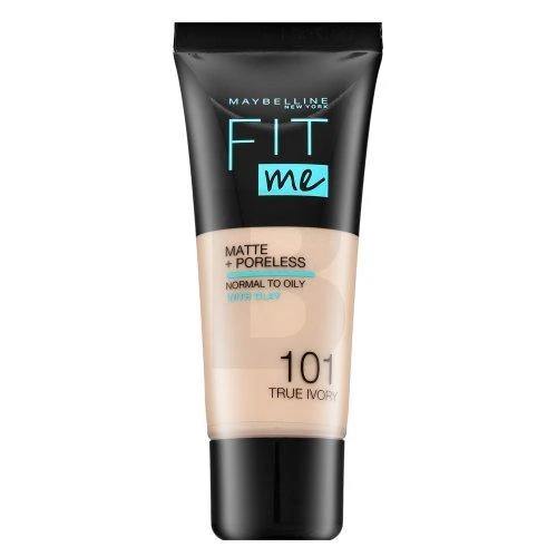 makiažo pagrindas "Maybelline Fit Me Matte - Poreless Foundation 101 True Ivory" 30ml