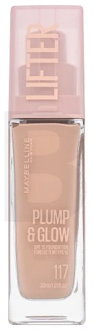 „Maybelline Lifter Plump & Glow“ makiažo pagrindas SPF 15, 117, 30 ml