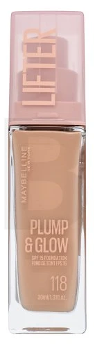 „Maybelline Lifter Plump y Glow“ makiažo pagrindas 118, 30 ml