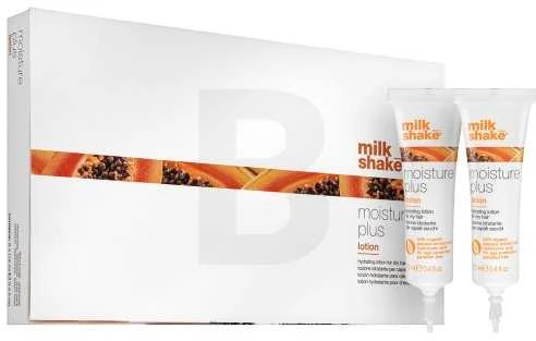 Milk Shake Milk_Shake MOISTURE PLUS drėkinamosios sausų plaukų ampulės – losjonas, 6 x12 ml