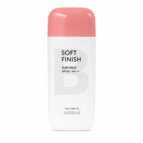 "Missha" apsauginis veido pienelis nuo saulės SPF 50 Sun (All Around Safe Block Soft Finish Sun Milk) 70 ml