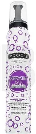 Morfose Keratin Hair Mousse apimties suteikiančios putos plaukams, 200 ml