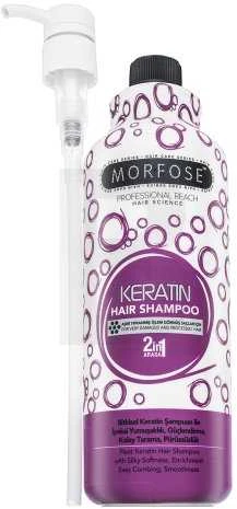 Morfose Keratin Hair Šampūnas šampūnas pažeistiems plaukams, 1000 ml