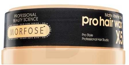 Morfose Pro plaukų vaškas X5 vyrams, matinis, itin stilingas, 150 ml