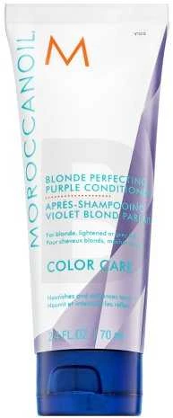 Moroccanoil Color Care Skirtas šviesiems plaukams Perfecting Violetinė Conditioner kondicionierius šviesiaplaukėms, 70 ml