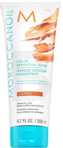 Moroccanoil Color Depositing Mask Hair Color plaukus dažanti kaukė, atspalvis: Copper, 200 ml