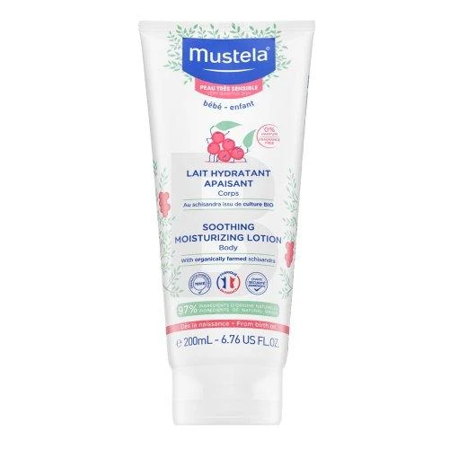 "Mustela labai jautrią odą raminantis drėkinamasis losjonas 200ml