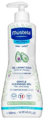Mustela Gentle Cleansing Gel švelnus prausiklis, 500 ml