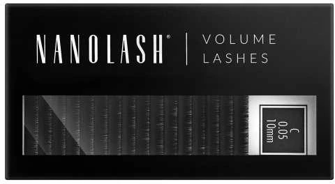 Nanolash Volume Lashes Dirbtinės blakstienos 0,05 C 10 Mm 1 U