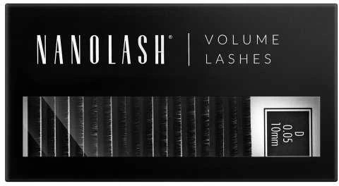 Nanolash Volume Lashes Dirbtinės blakstienos 0,05 D 10 Mm 1 U