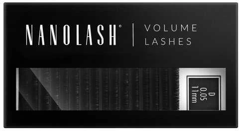 Nanolash Volume Lashes Dirbtinės blakstienos 0,05 D 11 Mm 1 U
