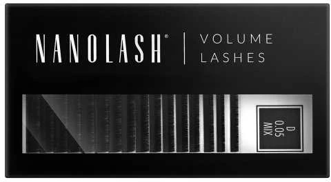 Nanolash Volume Lashes Dirbtinės blakstienos 0,05 D 6-13 Mm 1 U