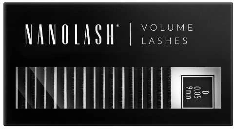 Nanolash Volume Lashes Dirbtinės blakstienos 0,05 D 9 Mm 1 U