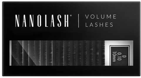 Nanolash Volume Lashes Dirbtinės blakstienos 0,10 D 10 Mm 1 U