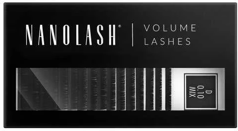 Nanolash Volume Lashes Dirbtinės blakstienos 0,10 D 6-13 Mm 1 U