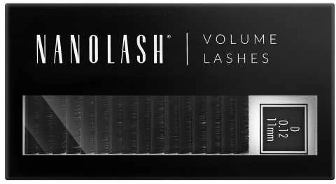 Nanolash Volume Lashes Dirbtinės blakstienos 0,12 D 11 Mm 1 U