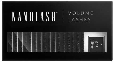 Nanolash Volume Lashes Dirbtinės blakstienos 0,15 D 10 Mm 1 U
