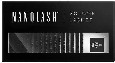 Nanolash Volume Lashes Dirbtinės blakstienos 0,15 D 6-13 Mm 1 U