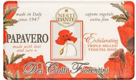 Nesti Dante Dei Colli Fiorentina Triple Milled Vegetal Soap Papavero 250 g