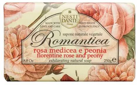 Nesti Dante Romantica natūralus muilas Florentine Rose & Peony 250 g