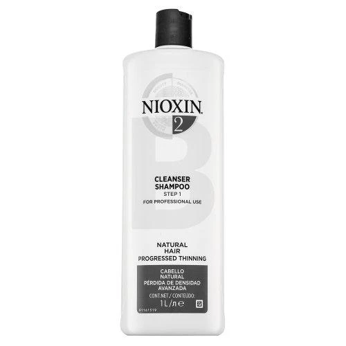 "Nioxin System 2" šampūnas, suteikiantis apimties labai silpniems ploniems plaukams 1000ml