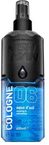 Nishman After Shave Cologne Aqua d'Asil losjonas po skutimosi, 400 ml