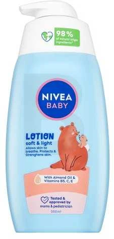 Nivea Baby Soft & Light Lotion Losjonas kūnui