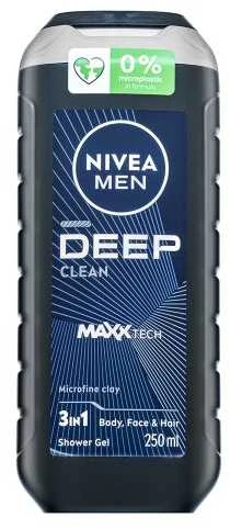 Nivea Men Deep Clean Dušo želė vyrams, 250 ml