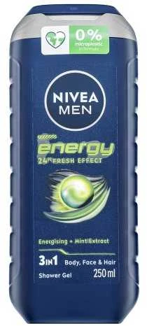 Nivea Men Energy Dušo želė vyrams, 250 ml