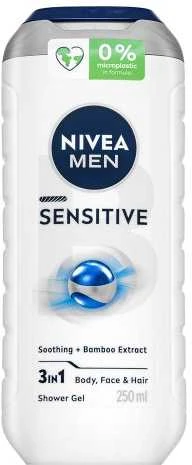 Nivea Men Sensitive Dušo želė vyrams, 250 ml